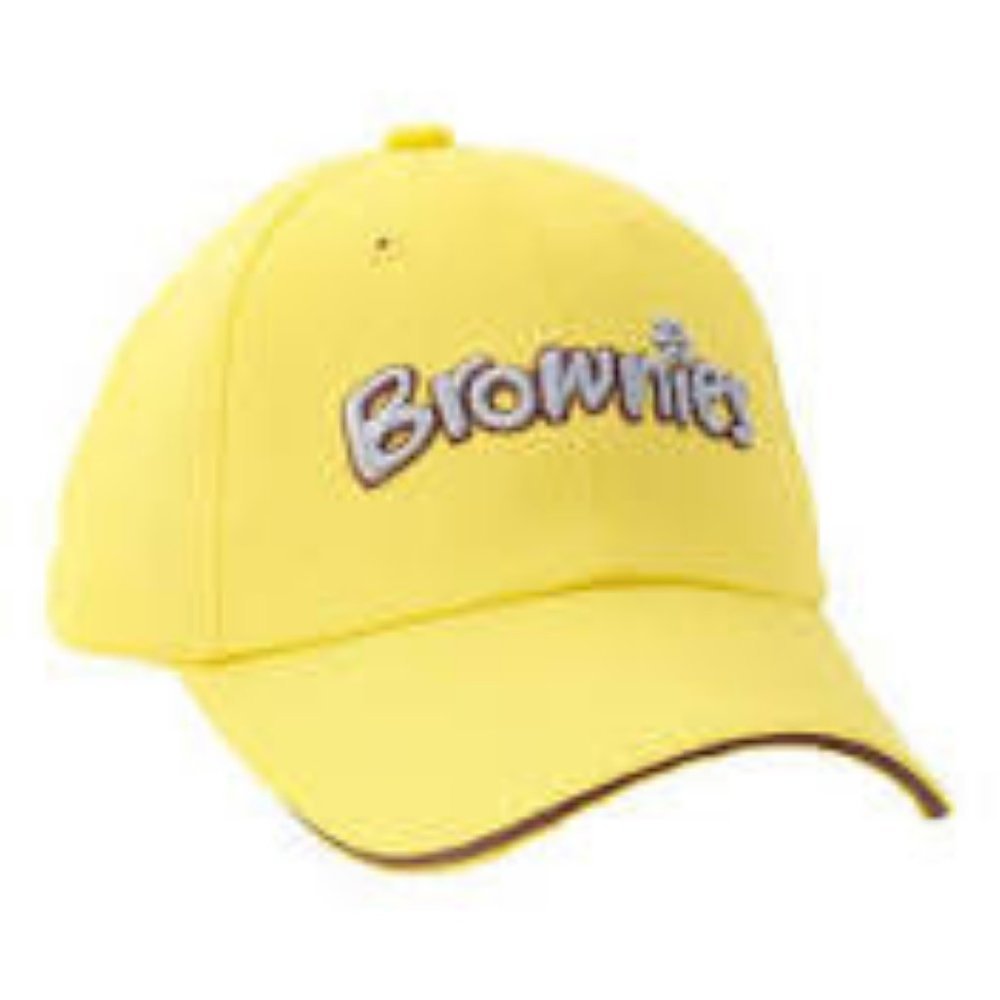 BROWNIES BASEBALL STYLE CAP YELLOW UK Collectible.